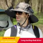 solar fishing hat