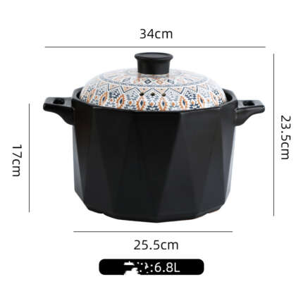 ceramic cookware with lid