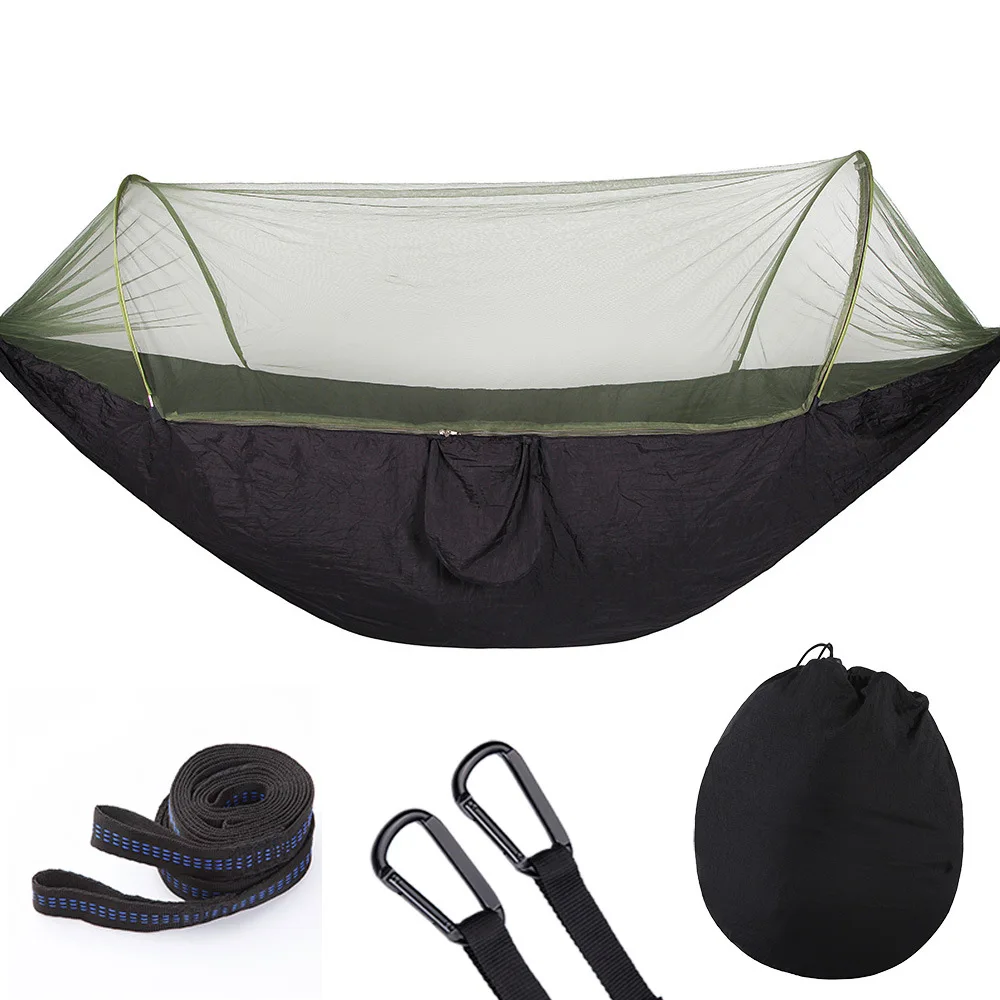 Camping Hammock with Net: Trusted 2-Person Design camping hammock with net