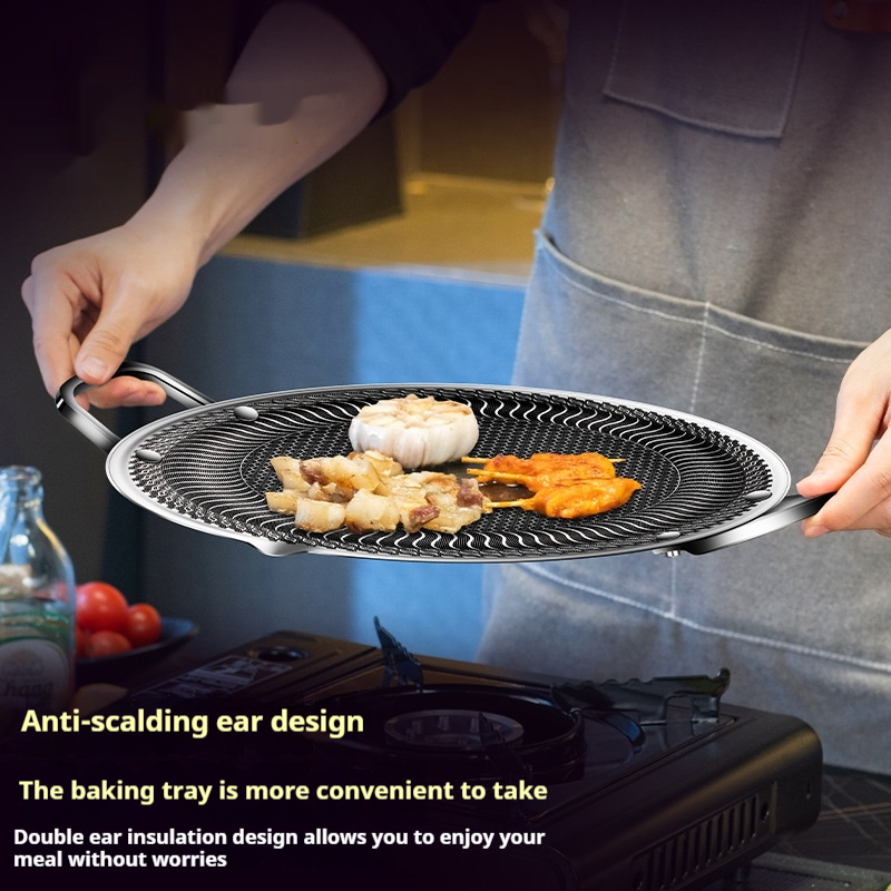 Camping Baking Tray: Trusted 316 Stainless Steel 2-Size camping baking tray