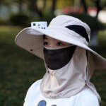 fishing hat with fan