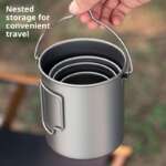 titanium camping cup