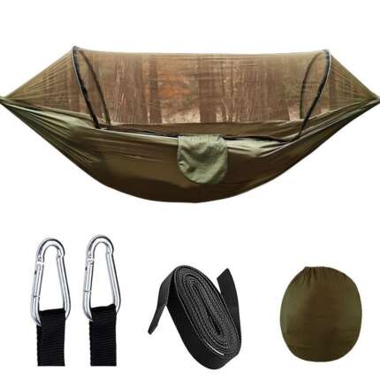 camping hammock with mosquito net