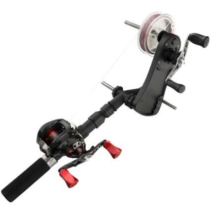 portable fishing line winder