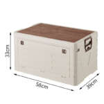 Folding Storage Box: Versatile 3-Size Camping Container - Image 2