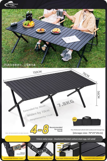 portable camping table