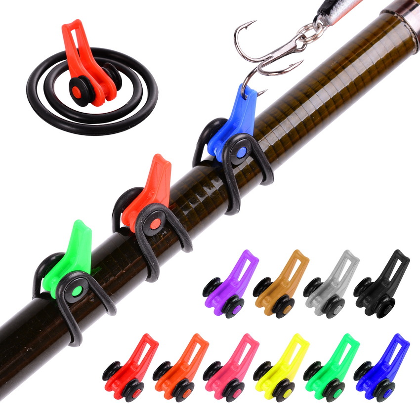 d7622807-d361-40d1-88bb-caeb1f78eb49-1 Fishing Bait Hanger: Essential 10-Pack Organizer - Image 1