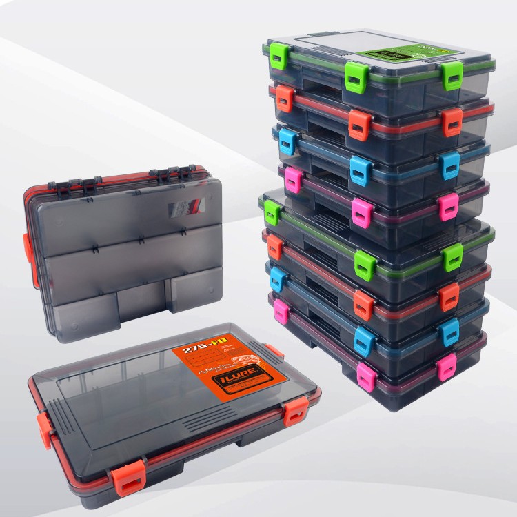 Waterproof Fishing Lure Box: Reliable 8-Color Tackle Storage waterproof fishing lure box