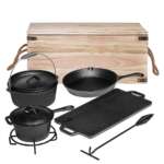 cast iron camping cooker