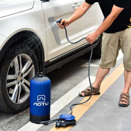 portable pressure shower bag