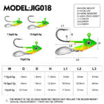 jig hook counterweight fishing